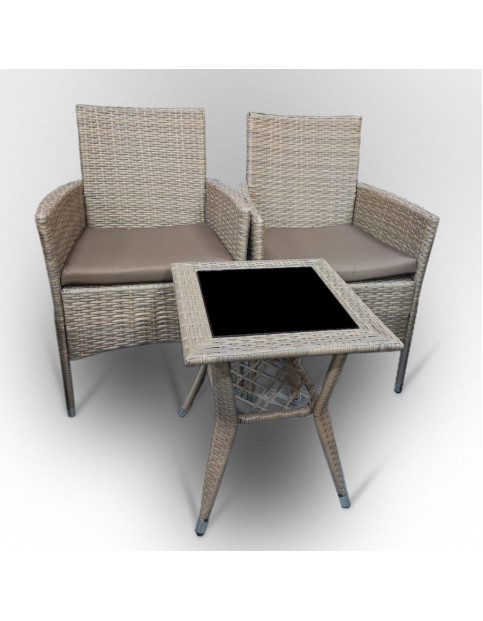 Комплект мебели из ротанга Вирджиния (VIRCINIYA BALCONY SET NEW)  Шоколад MD