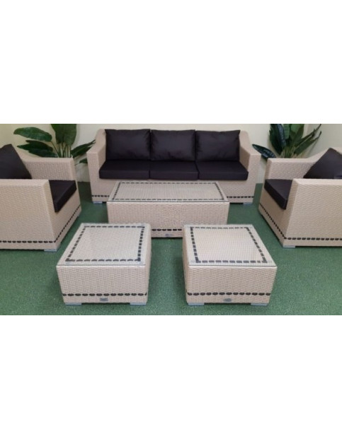 Комплект из искусственного ротанга Эра  “Era” lounge beige SN