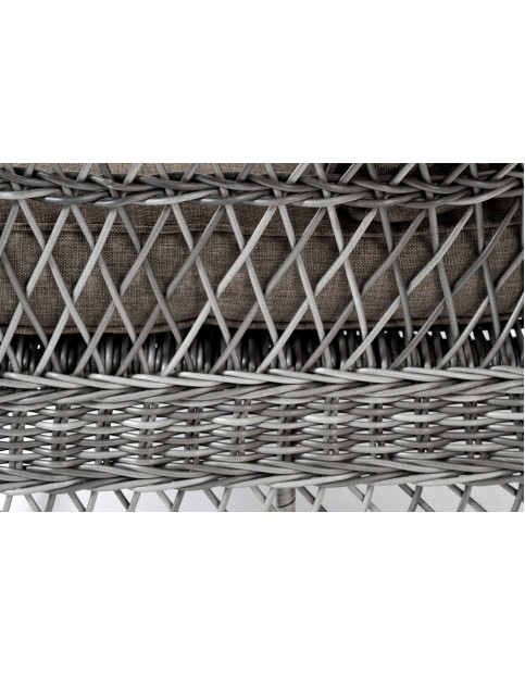 "Гранд Латте" диван трехместный из искусственного ротанга Si