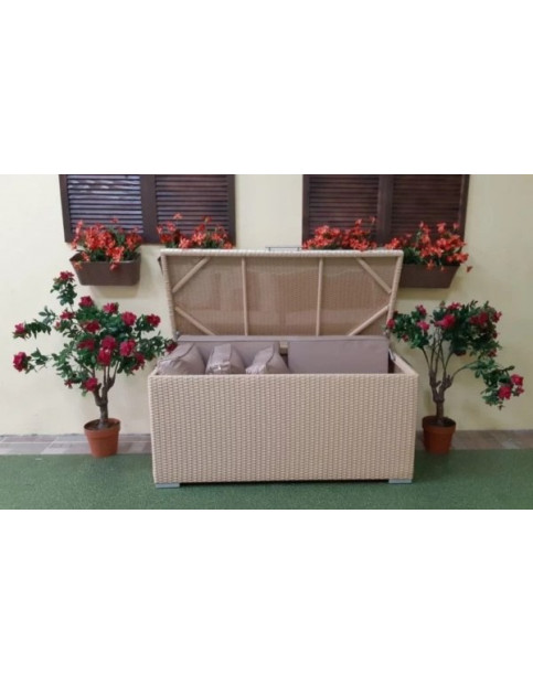 Сундук из искусственного ротанга Соната “Sonata-MAXI” beige white SN Сундук из искусственного ротанга Соната “Sonata-MAXI” beige white SN