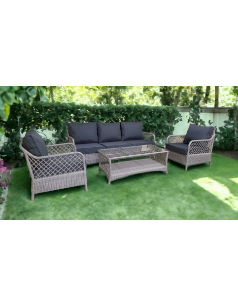 Комплект из искусственного ротанга Марпл “Maple” white grey retro SN Комплект из искусственного ротанга Марпл “Maple” white grey retro SN