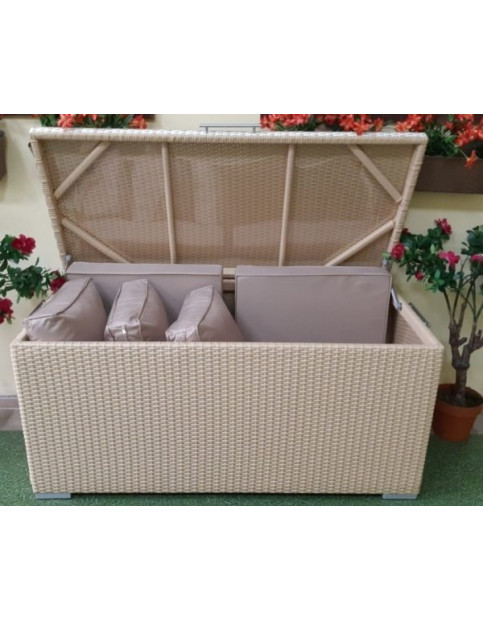 Сундук из искусственного ротанга Соната “Sonata-MAXI” beige white SN Сундук из искусственного ротанга Соната “Sonata-MAXI” beige white SN