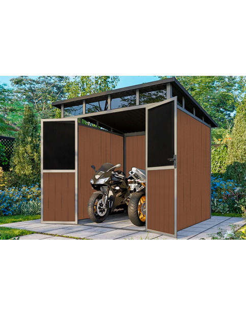 Садовый хозблок из ДПК Defender 7х7 (4.24 кв.м) GD Садовый хозблок из ДПК Defender 7х7 (4.24 кв.м) GD