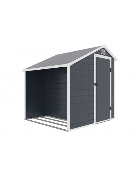 Сарай-дровница пластиковый Black Fox Modernist D 3,92м2 GD Сарай-дровница пластиковый Black Fox Modernist D 3,92м2 GD