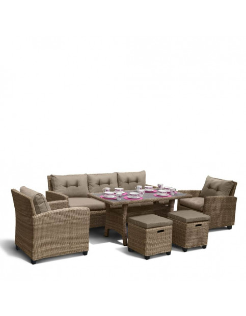 Комплект плетеной мебели AFM-310B Beige/Grey
