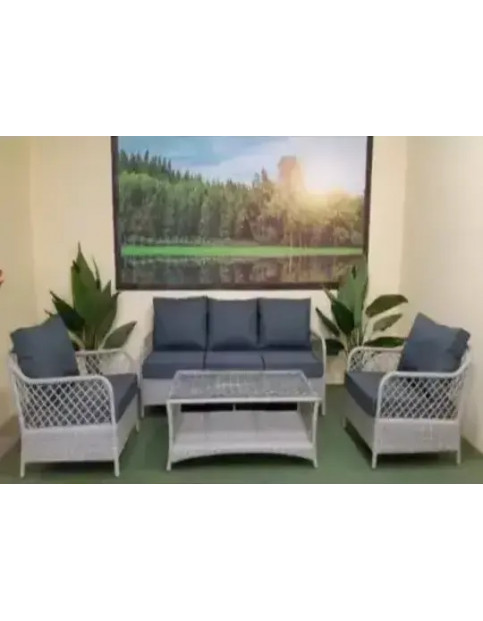 Комплект из искусственного ротанга Марпл “Maple” white grey retro SN Комплект из искусственного ротанга Марпл “Maple” white grey retro SN