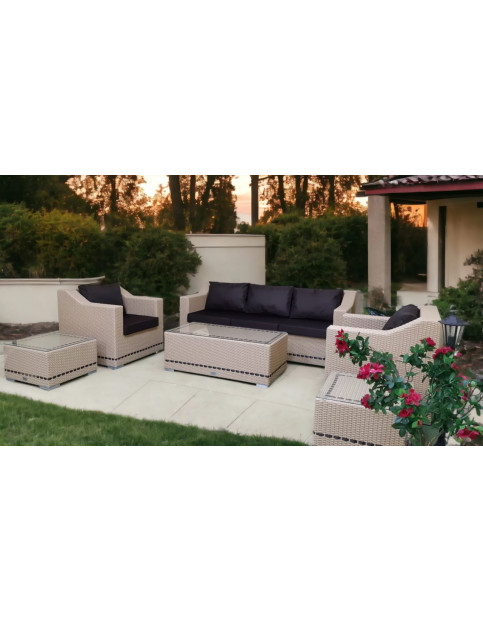 Комплект из искусственного ротанга Эра  “Era” lounge beige SN