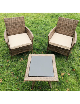 Комплект мебели из ротанга Вирджиния (VIRCINIYA BALCONY SET NEW)  Шоколад MD