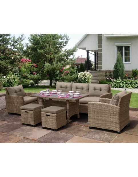 Комплект плетеной мебели AFM-310B Beige/Grey